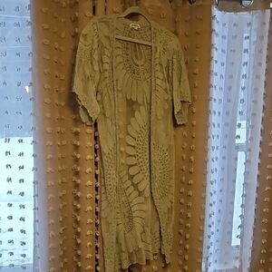 Rebellion Delicate Lace Cardigan - Soft Green